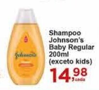 Rossi Supermercado Shampoo Johnson's Baby Regular 200ml oferta