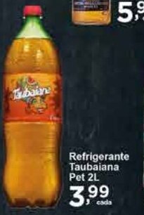 Rossi Supermercado Refrigerante Taubaiana Pet 2L oferta