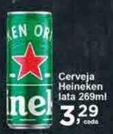 Rossi Supermercado Cerveja heineken lata 269ml oferta