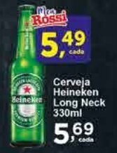 Rossi Supermercado Cerveja Heineken Long Neck 330ml oferta