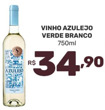 Supermercados Jau Serve VINHO AZULEJO VERDE BRANCO 750ml oferta