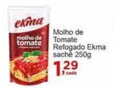 Rossi Supermercado Molho de Tomate Refogado Ekma sache 250g oferta