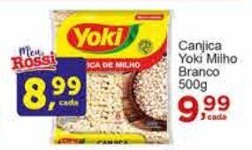 Rossi Supermercado Canjica Yoki Milho Branco 500g oferta