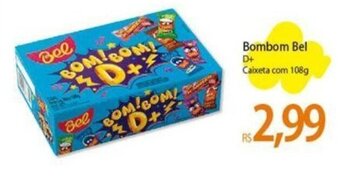 Atacadão Bombom Bel D+ Caixeta com 108g oferta