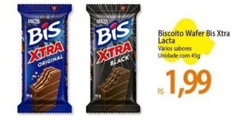 Atacadão Biscoito Wafer Bis Xtra Lacta Vários sabores Unidade com 45g oferta