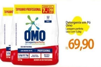 Atacadão Detergente em Pó Omo Lavagem perfeita Saco com 5,6kg oferta