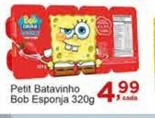 Rossi Supermercado Petit Batavinho Bob Esponja 320g oferta