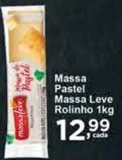 Rossi Supermercado Massa Pastel Massa Leve Rolinho 1kg oferta