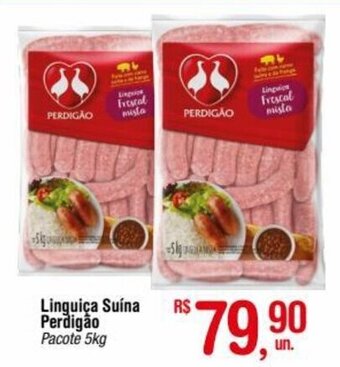 Fort Atacadista Linguiça Suína Perdigão Pacote 5kg oferta