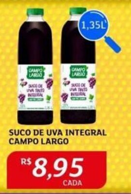 Assaí Atacadista SUCO DE UVA INTEGRAL CAMPO LARGO 1.35L oferta