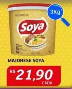 Assaí Atacadista MAIONESE SOYA 3Kg oferta