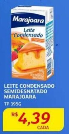 Assaí Atacadista LEITE CONDENSADO SEMIDESNATADO MARAJOARA TP 395G oferta