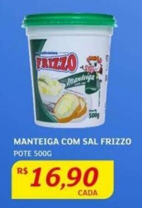 Assaí Atacadista MANTEIGA COM SAL FRIZZO POTE 500G oferta