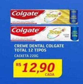 Assaí Atacadista CREME DENTAL COLGATE TOTAL 12 TIPOS CAIXETA 220G oferta