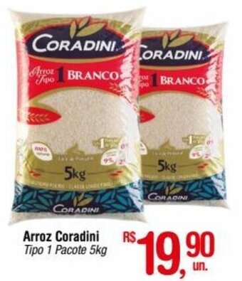 Fort Atacadista Arroz Coradini Tipo 1 Pacote 5kg oferta