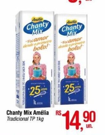 Fort Atacadista Chanty Mix Amélia Tradicional TP 1kg oferta