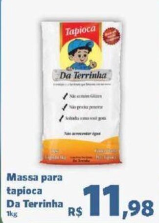 Sam's Club Massa para tapioca Da Terrinha 1kg oferta