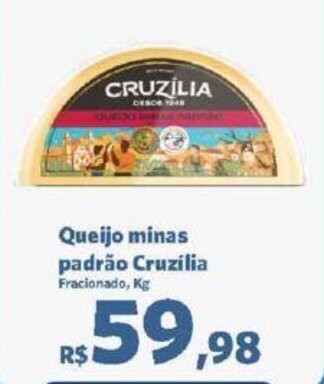 Sam's Club Queijo minas padrão Cruzilia Fracionado, Kg oferta