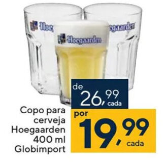 Copo para por cerveja Hoegaarden 400 ml Globimport