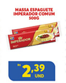 Atacadão Centro Sul Massa Espaguete Imperador Comum 500g oferta