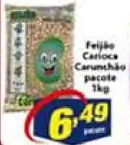 Feijao Carioca Carunchao pacote 1kg