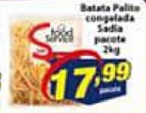 Vencedor Atacadista Batata Palito congelada Sadia pacote 2kg oferta