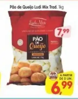 Cercadão Pao de Queiji Ludi Mix Trad. 1kg oferta