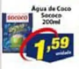 Vencedor Atacadista Agua de Coco Sococo 200ml oferta