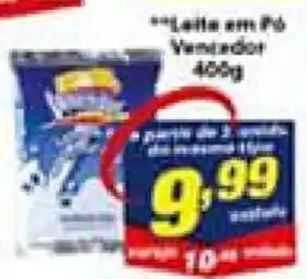 Vencedor Atacadista Leite em po Vencedor 400g oferta