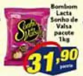 Bombom Lacta Sonho de Valsa pacote 1kg