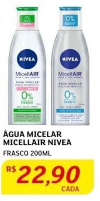 Assaí Atacadista ÁGUA MICELAR MICELLAIR NIVEA FRASCO 200ML oferta