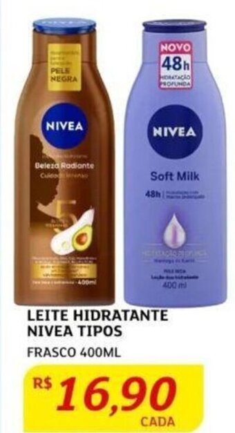 Assaí Atacadista LEITE HIDRATANTE NIVEA TIPOS FRASCO 400ML oferta