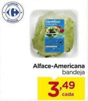 Alface-Americana bandeja