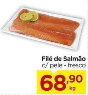 Carrefour Filé de Salmão c/pele - fresco oferta