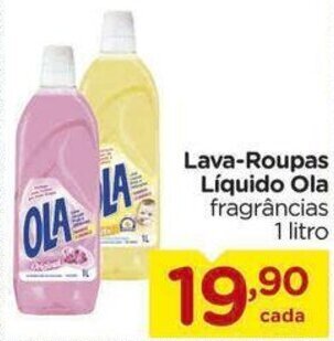 Carrefour Lava-Roupas Líquido Ola fragrâncias 1 litro oferta