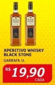Assaí Atacadista APERITIVO WHISKY BLACK STONE GARRAFA IL oferta