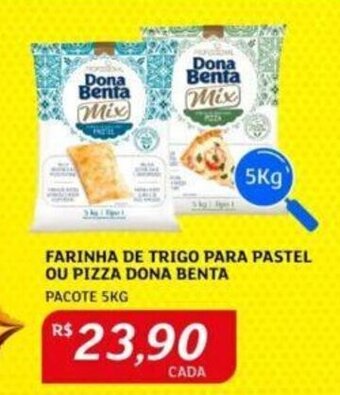 Assaí Atacadista FARINHA DE TRIGO PARA PASTEL OU PIZZA DONA BENTA PACOTE 5KG oferta