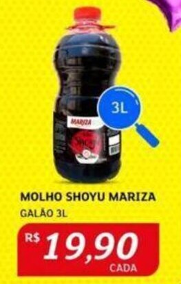 Assaí Atacadista MOLHO SHOYU MARIZA GALÃO 3L oferta