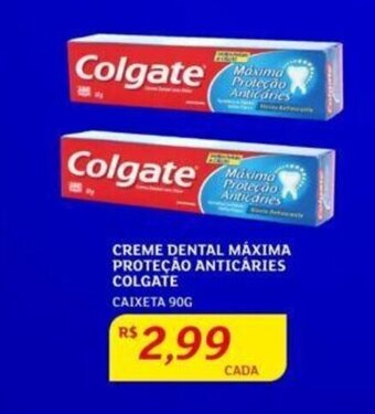 Assaí Atacadista CREME DENTAL MÁXIMA PROTEÇÃO ANTICÁRIES COLGATE CAIXETA 90G oferta