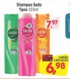 Cercadão Shampoo Seda Tipos 325ml oferta