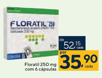 Floratil 250 mg com 6 cápsulas
