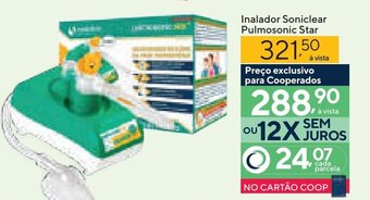 Inalador Soniclear Pulmosonic Star