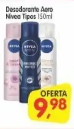 Desodorante Aero Nivea Tipos 150ml