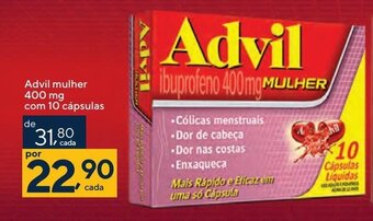 Coop Advil mulher 400mg com 10 cápsulas oferta