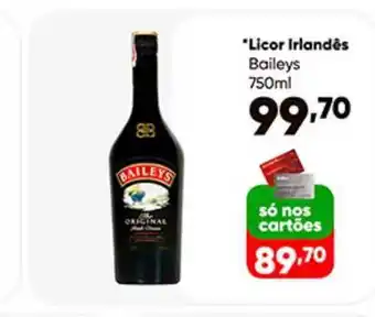 Zaffari Licor Irlandês Baileys 750ml oferta