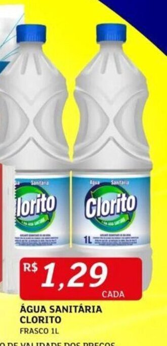 Assaí Atacadista ÁGUA SANITÁRIA CLORITO FRASCO IL oferta