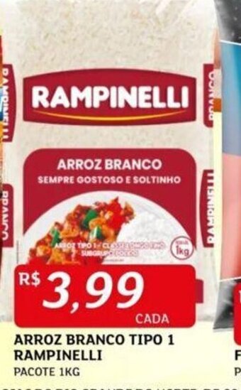 Assaí Atacadista ARROZ BRANCO TIPO 1 RAMPINELLI PACOTE 1KG oferta