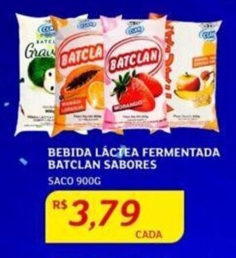 Assaí Atacadista BEBIDA LÁCTEA FERMENTADA BATCLAN SABORES SACO 900G oferta