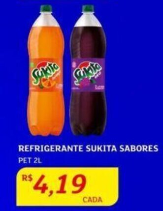 Assaí Atacadista REFRIGERANTE SUKITA SABORES PET 2L oferta