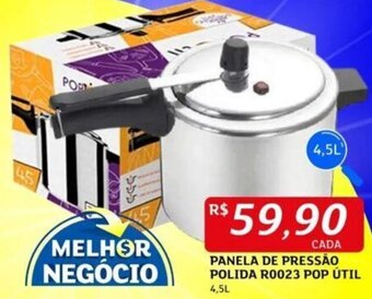 CADA PANELA DE PRESSÃO POLIDA R0023 POP ÚTIL 4,5L